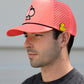 Pins And Aces Golf Perforated Rope Hat - Highlighter Pink