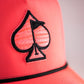 Pins And Aces Golf Perforated Rope Hat - Highlighter Pink