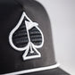 Pins And Aces Golf Perforated Rope Hat - Black