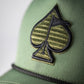 Pins And Aces Golf Perforated Rope Hat - Olive