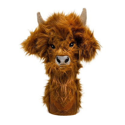 Pins And Aces Golf Highland Cow - Fairway Cover