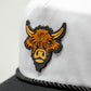 Pins And Aces Golf Heritage Rope Hat - Highland Cow - Domino
