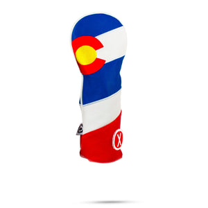 Pins And Aces Golf Colorado State Flag - Hybrid Cover