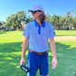 Blue Checker Polo