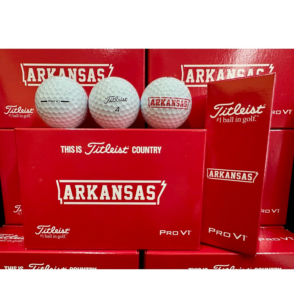Titleist Pro V1 Limited Edition Arkansas Golf Balls