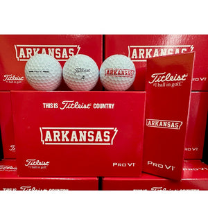 Titleist Pro V1 Limited Edition Arkansas Golf Balls