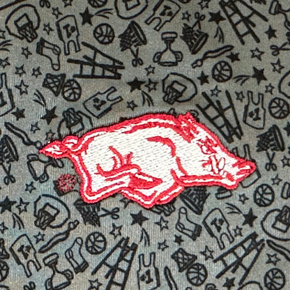 Footjoy Basketball Performance Mens Arkansas Razorbacks Polo Shirt