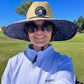 Straw Paint Splatter Hat