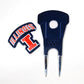Team Golf NCAA Die Cut Divot Tool With 2 Ball Markers