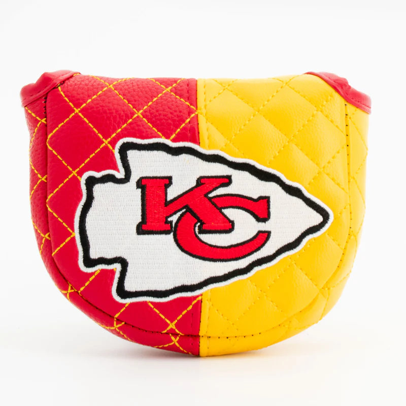 Team Golf Kansas City Chiefs Split Quilted Mallet Putter Headcover