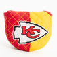 Team Golf Kansas City Chiefs Split Quilted Mallet Putter Headcover