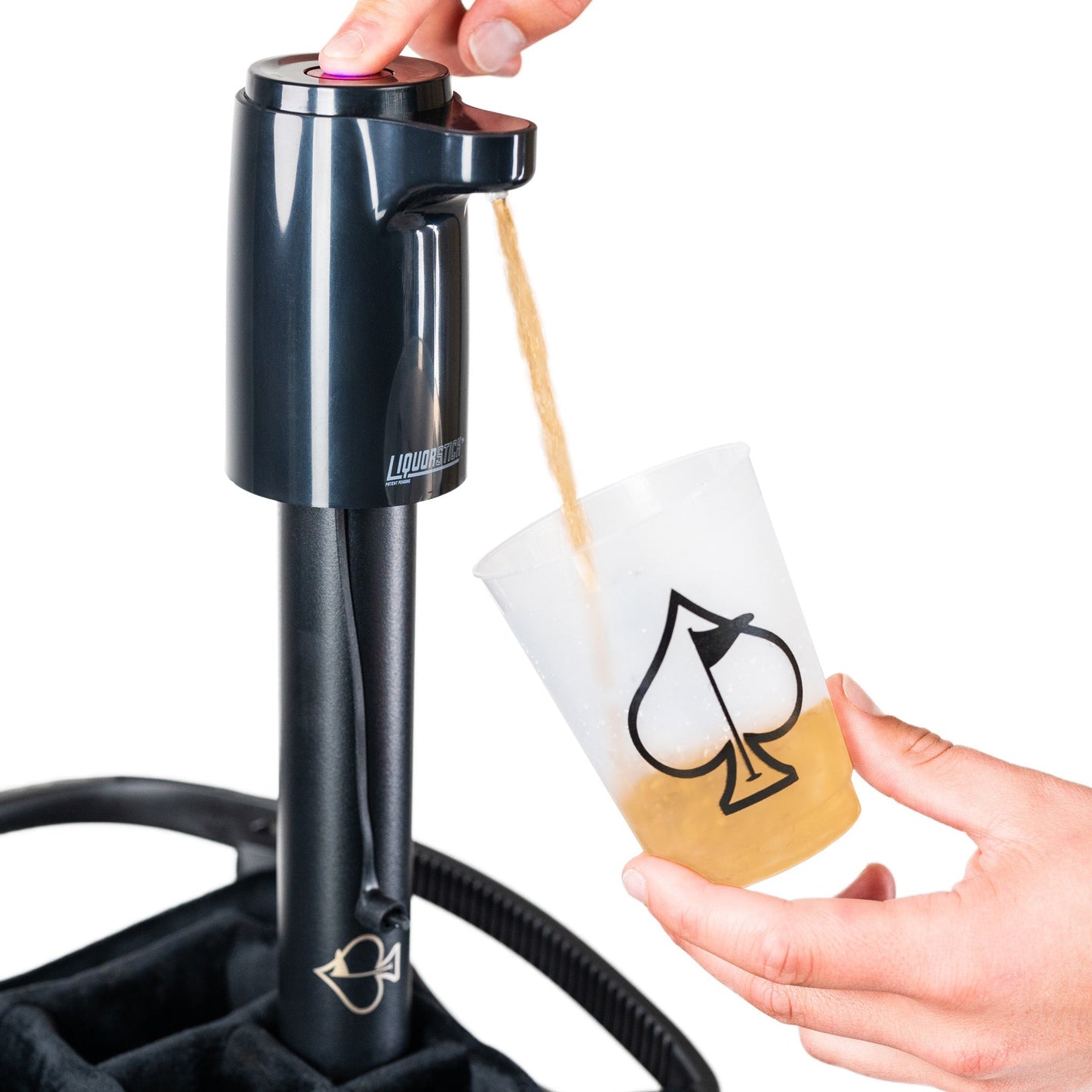 Pins And Aces Golf LiquorStick® 3.0 - Black