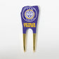 Team Golf NCAA Die Cut Divot Tool With 2 Ball Markers