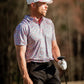 Pins & Aces Men's LIGHT AZALEA Performance Polo