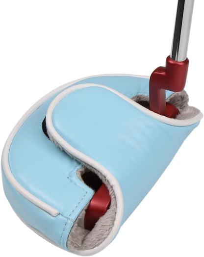 Sahara No-Logo Synthetic Leather Mallet Putter Headcover