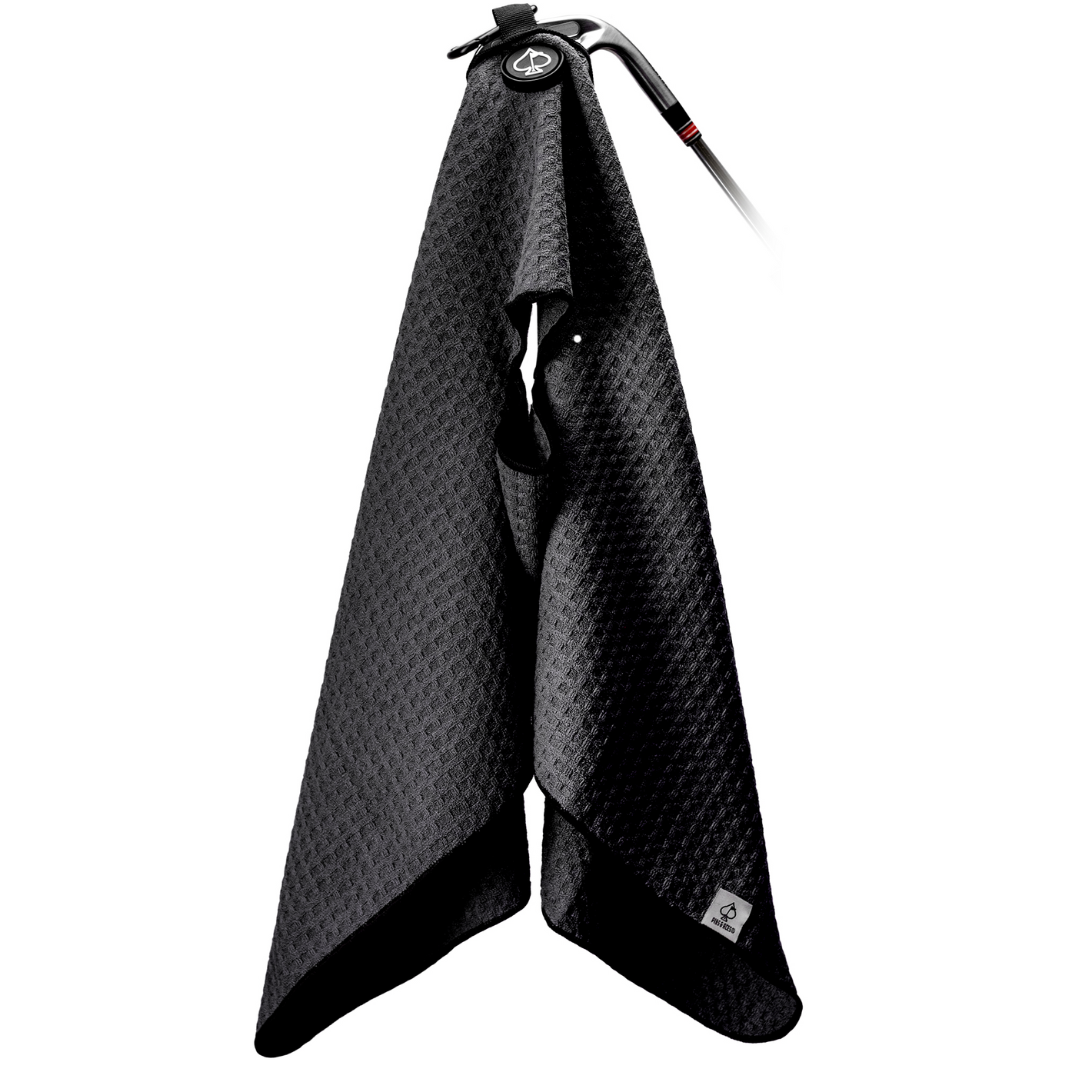 Pins And Aces Golf Magnetic Towel - Black