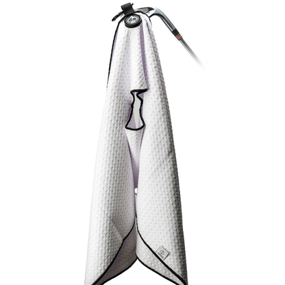 Pins And Aces Golf Magnetic Towel - White