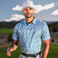 Pins & Aces Men's MAZE CRAZE Performance Polo