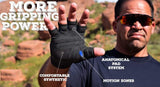 Bionic Men's ReliefGrip Fitness Half-Finger Gloves