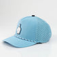 Pins And Aces Middle Finger Perforated Rope Hat - Baby Blue