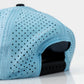 Pins And Aces Middle Finger Perforated Rope Hat - Baby Blue
