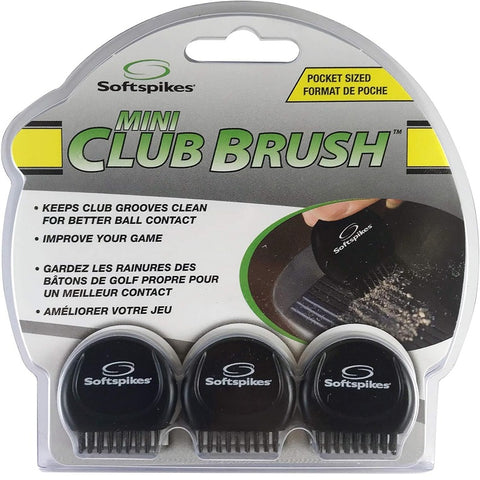 Softspikes Mini-Club Brush - 3 Pack