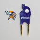 Team Golf NFL Die Cut Divot Tool With 2 Ball Markers