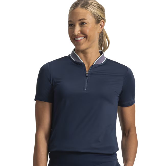 Footjoy Blade Collar Zip Polo Women's Golf Shirt