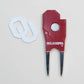 Team Golf NCAA Die Cut Divot Tool With 2 Ball Markers
