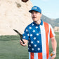 Pins & Aces Performance Limited Release Old Glory Golf Polos