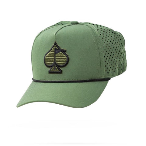 Pins and Aces Perforated Rope Hats