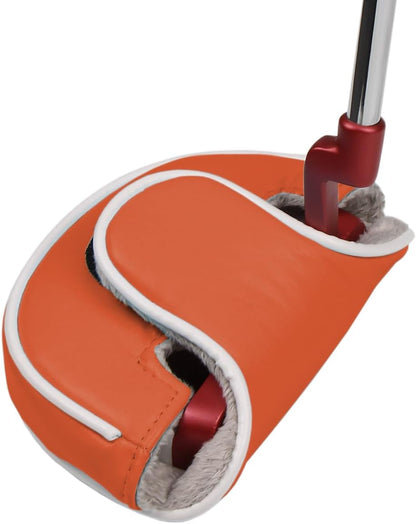 Sahara No-Logo Synthetic Leather Mallet Putter Headcover