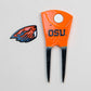 Team Golf NCAA Die Cut Divot Tool With 2 Ball Markers