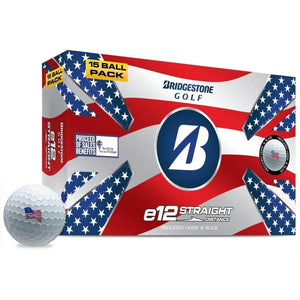 Bridgestone e12 Straight Distance Golf Balls - Patriot Pack