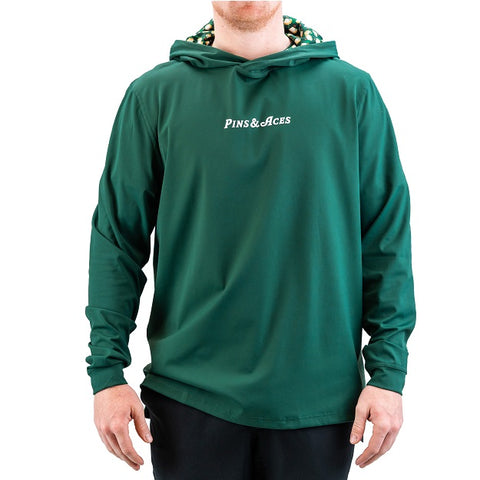 Pins & Aces Performance Golf Hoodies - Pimento 4.0