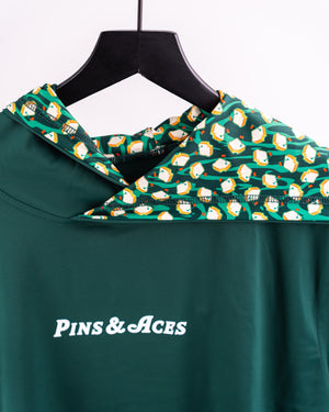 Pins & Aces Performance Golf Hoodies - Pimento 4.0