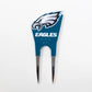 Team Golf NFL Die Cut Divot Tool With 2 Ball Markers