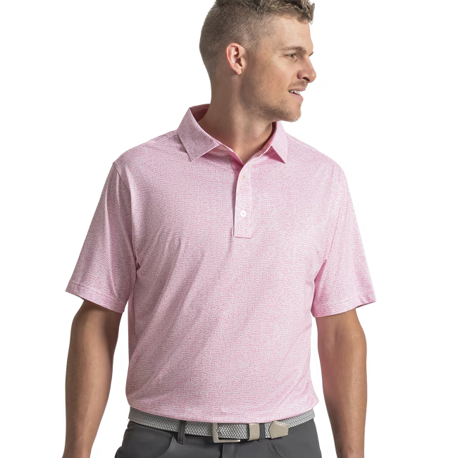 Footjoy Seersucker Lisle Mens Polo Golf Shirt