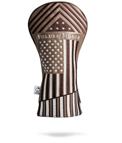 Pins And Aces Golf Folds of Honor 2.0 - Driver Cover