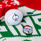 Pins And Aces Golf Santa the Degenerate Ball Marker