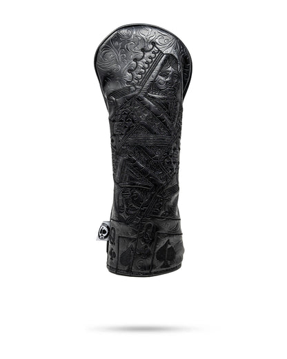 Pins And Aces Golf Blackout Queen of Spades - Fairway Cover