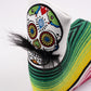 Pins And Aces Golf Mustache Sugar Skull - Blade Putter Cover White