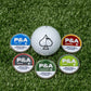 Pins And Aces Golf 6 Milly - Citrus Ball Marker