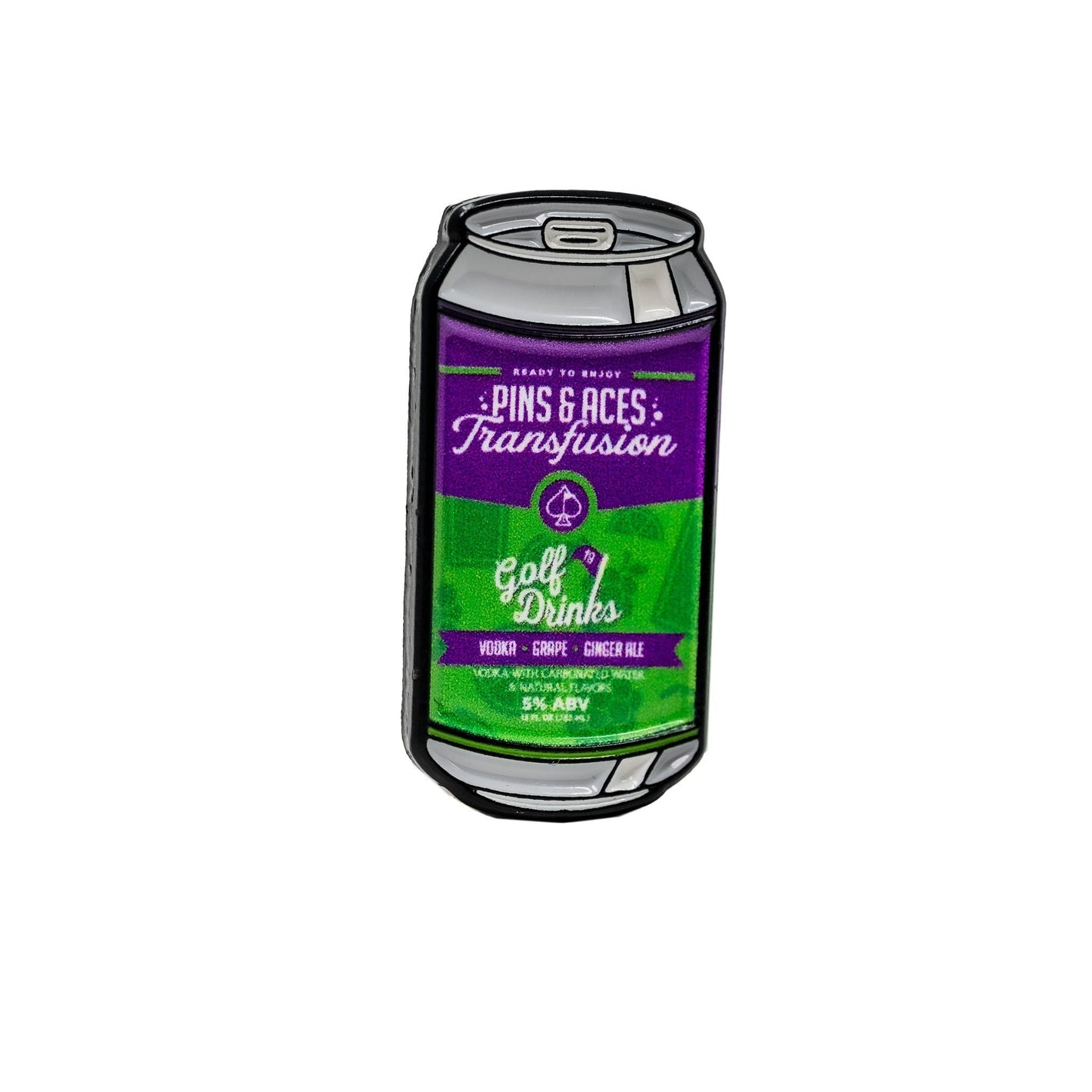 Pins And Aces Golf Transfusion Can Ball Marker