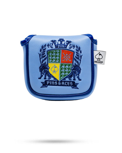 Pins And Aces Golf Coat of Arms - Mallet Cover
