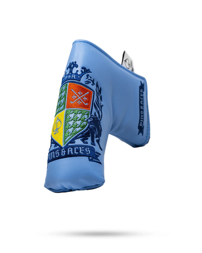Pins And Aces Golf Coat of Arms - Blade Putter Cover