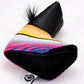 Pins And Aces Golf Mustache Sugar Skull - Blade Putter Cover Black