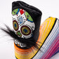 Pins And Aces Golf Mustache Sugar Skull - Blade Putter Cover Black
