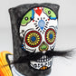 Pins And Aces Golf Mustache Sugar Skull - Blade Putter Cover Gray Camo