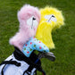 Pins And Aces Golf Yellow Fuzzy - Fairway Cover